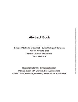 British Journal of Surgery – Cover 2